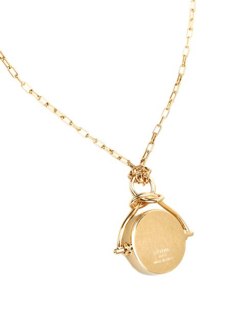 celine s pendant necklace|Celine necklaces for women.